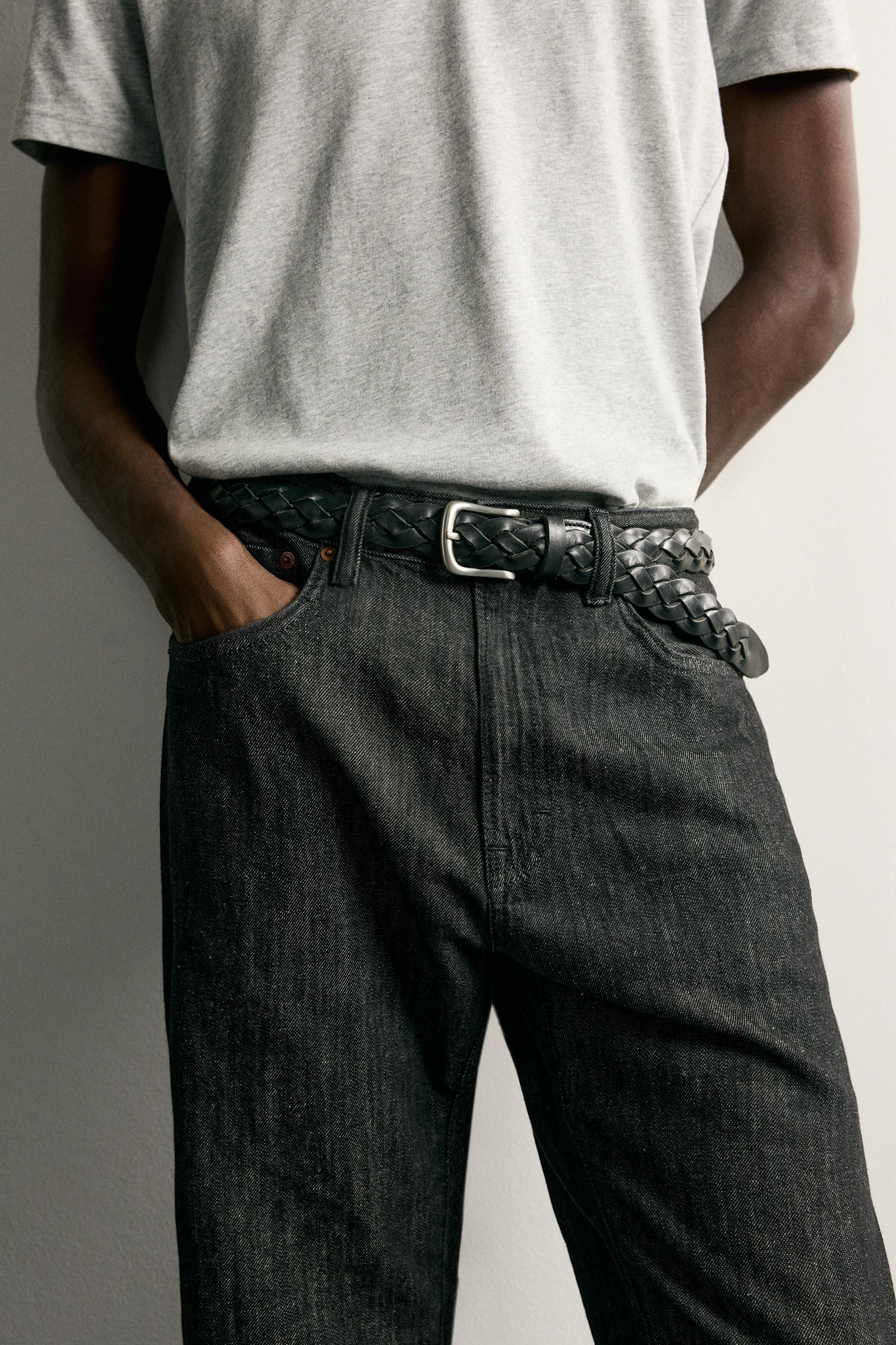 Мужские джинсы Zara LIGHTWEIGHT REGULAR FIT JEANS — фото 5