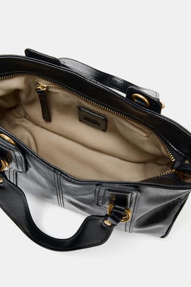 SAC DÉTAILS MÉTALLIQUES - Noir de Zara - Image 5