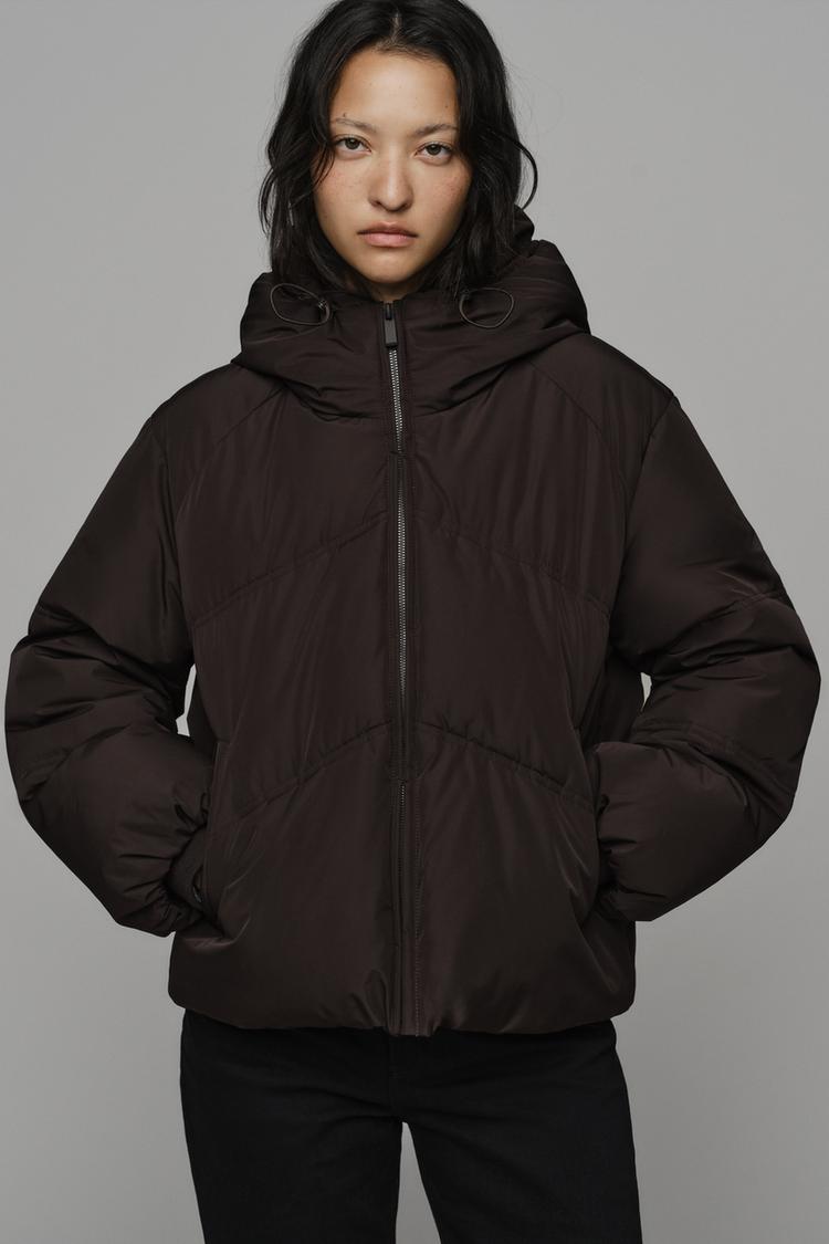 ANORAK ACOLCHADO CAPUCHA WATER REPELLENT WINDPROOF