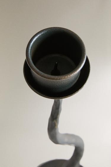 CHANDELIER EN FER ONDULÉ - Bronze de Zara - Image 2