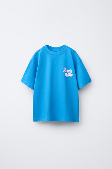 Zara Mavimsi - SLOGAN BASKILI T-SHIRT