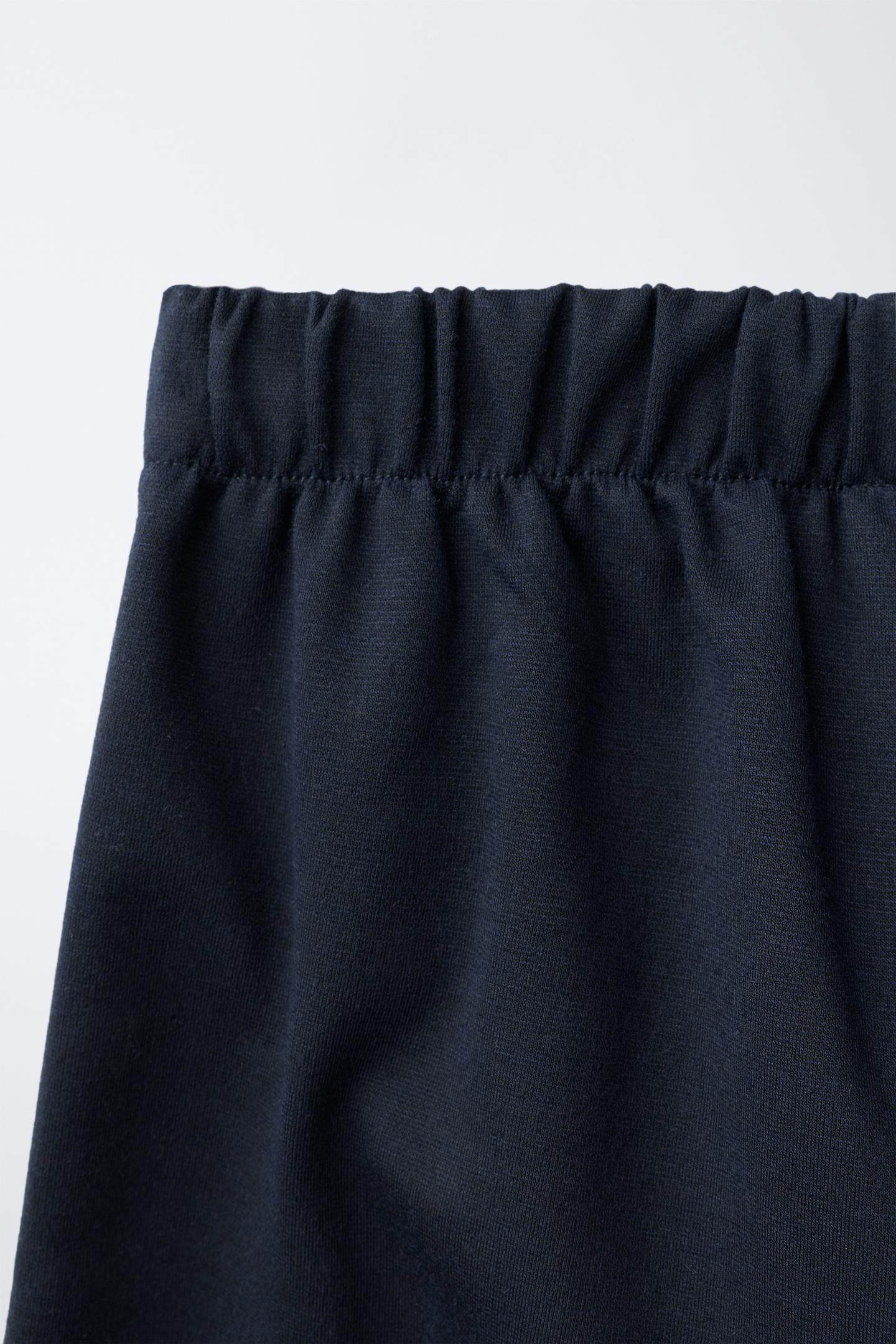 Женские брюки Zara Wide-Leg Pleated, цвет: Тёмно-синий — фото 4