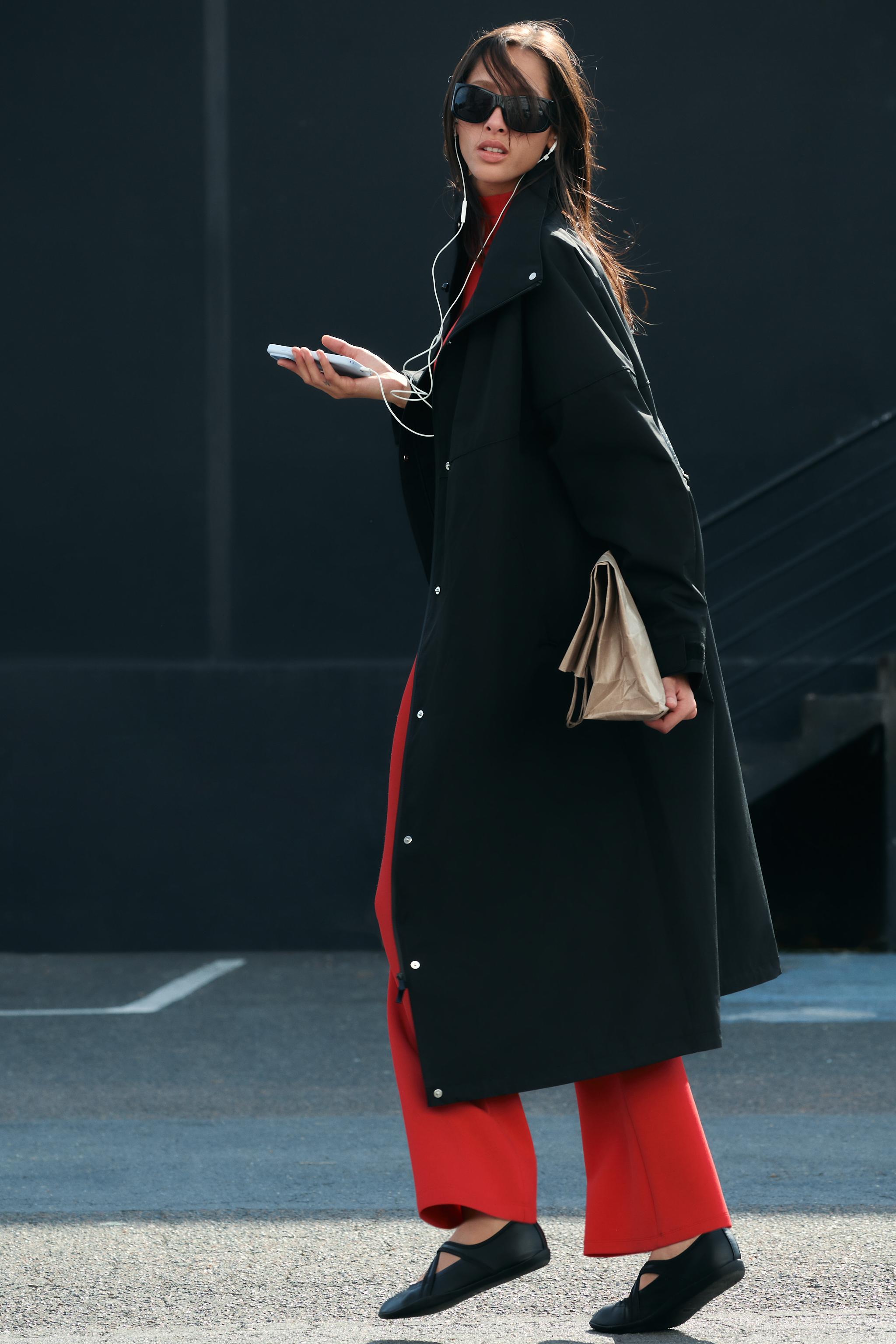 BLOUSON LONG TECHNIQUE DÉPERLANT ET COUPE-VENT