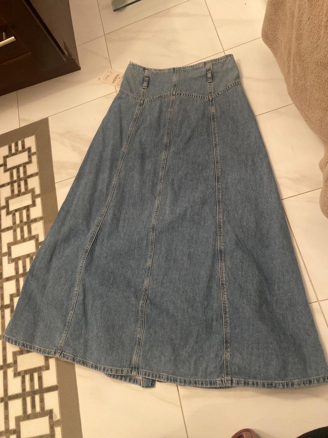 DENIM MIDI SKIRT - Image 2