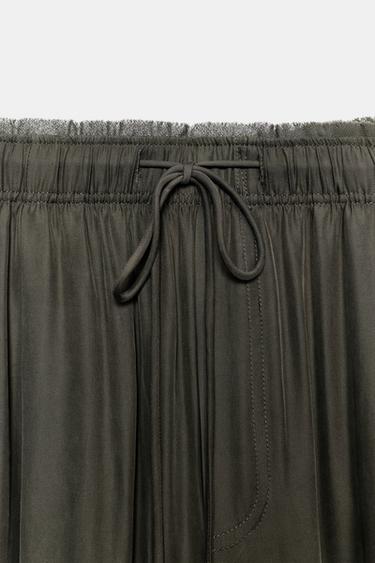 PANTALON FLUIDE ZW COLLECTION - Gris de Zara - Image 7