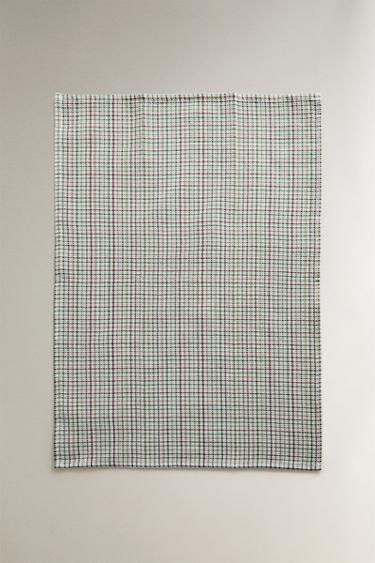 STRIPED TEA TOWEL PACK (PACK OF 2) - Green by Zara