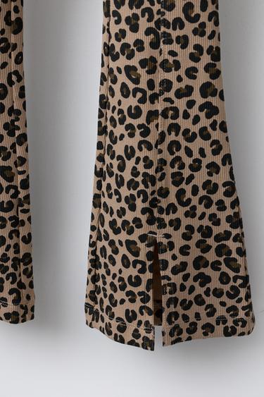 LEGGING CÔTELÉ ÉVASÉ IMPRIMÉ ANIMAL - Leopard de Zara - Image 3