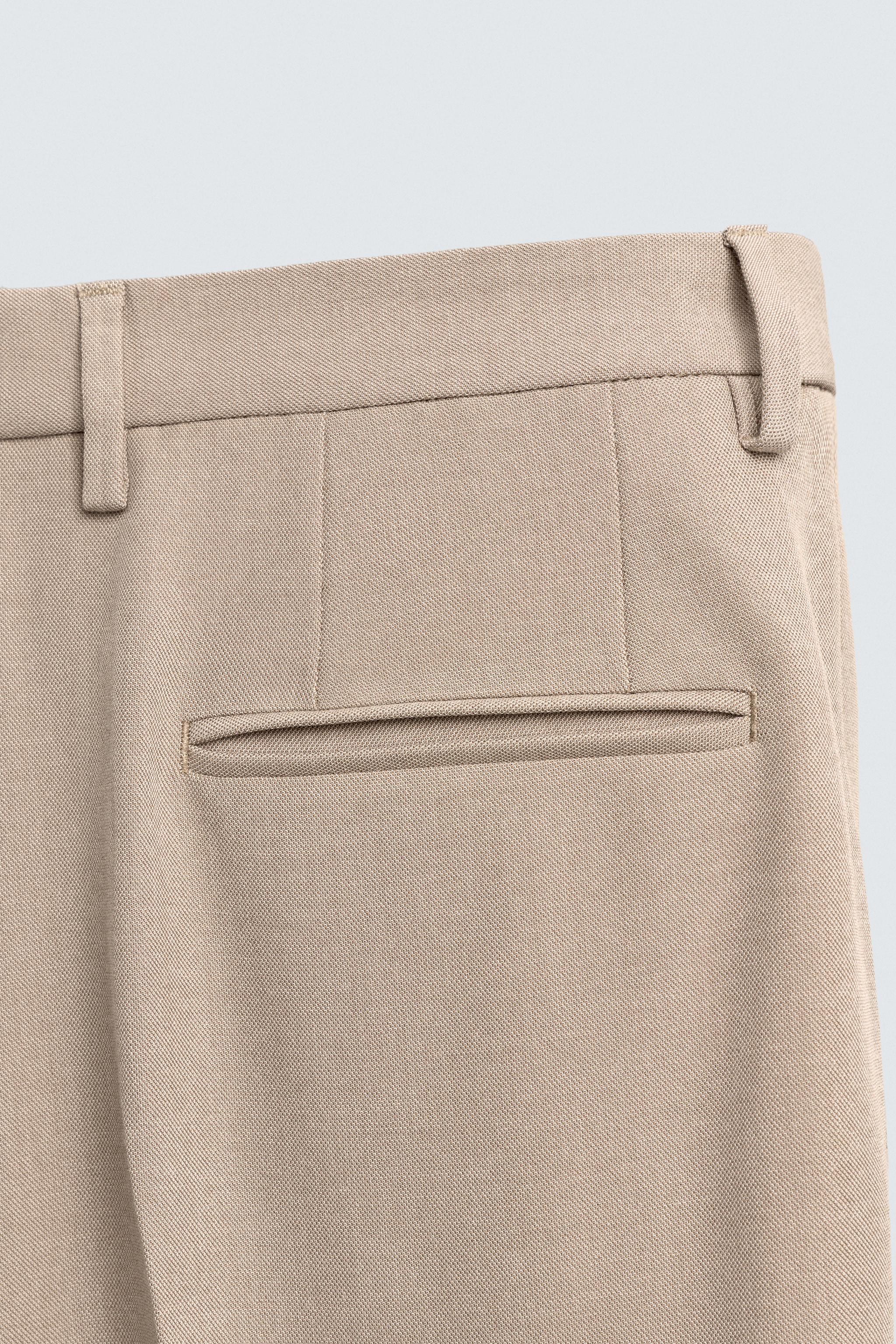 SLIM FIT SUIT PANTS