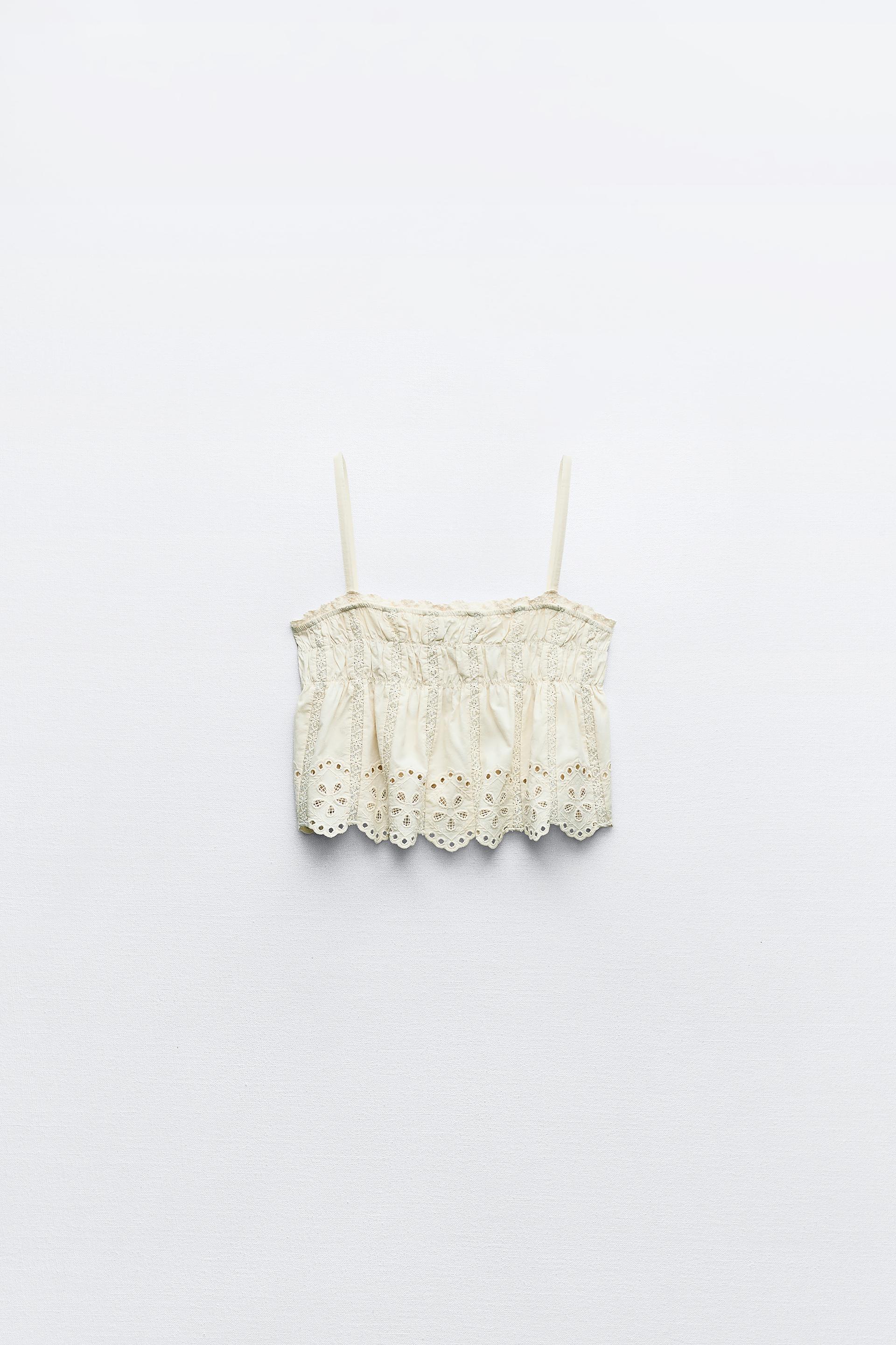 TOP WITH EMBROIDERED STRAPS