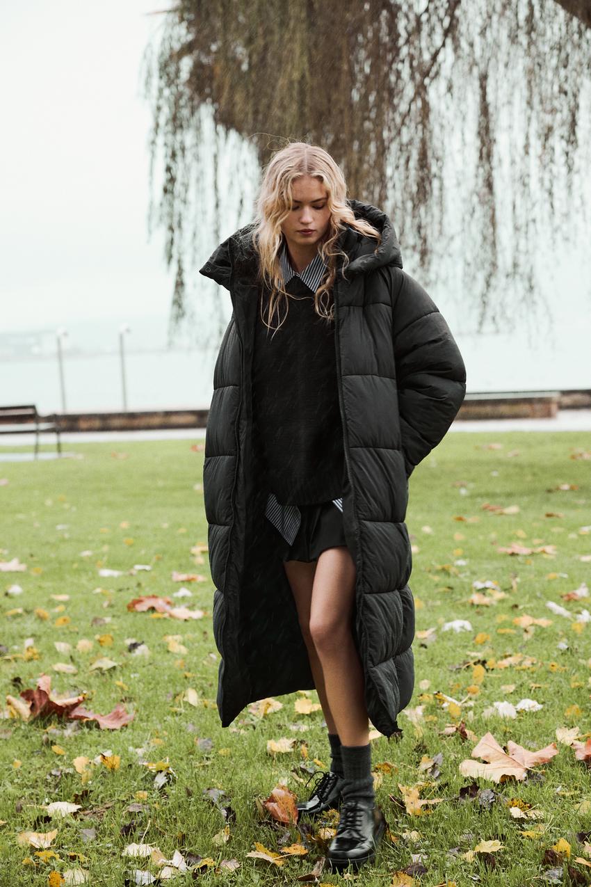 WATER AND WIND PROTECTION LONG ANORAK - Black | ZARA United States 