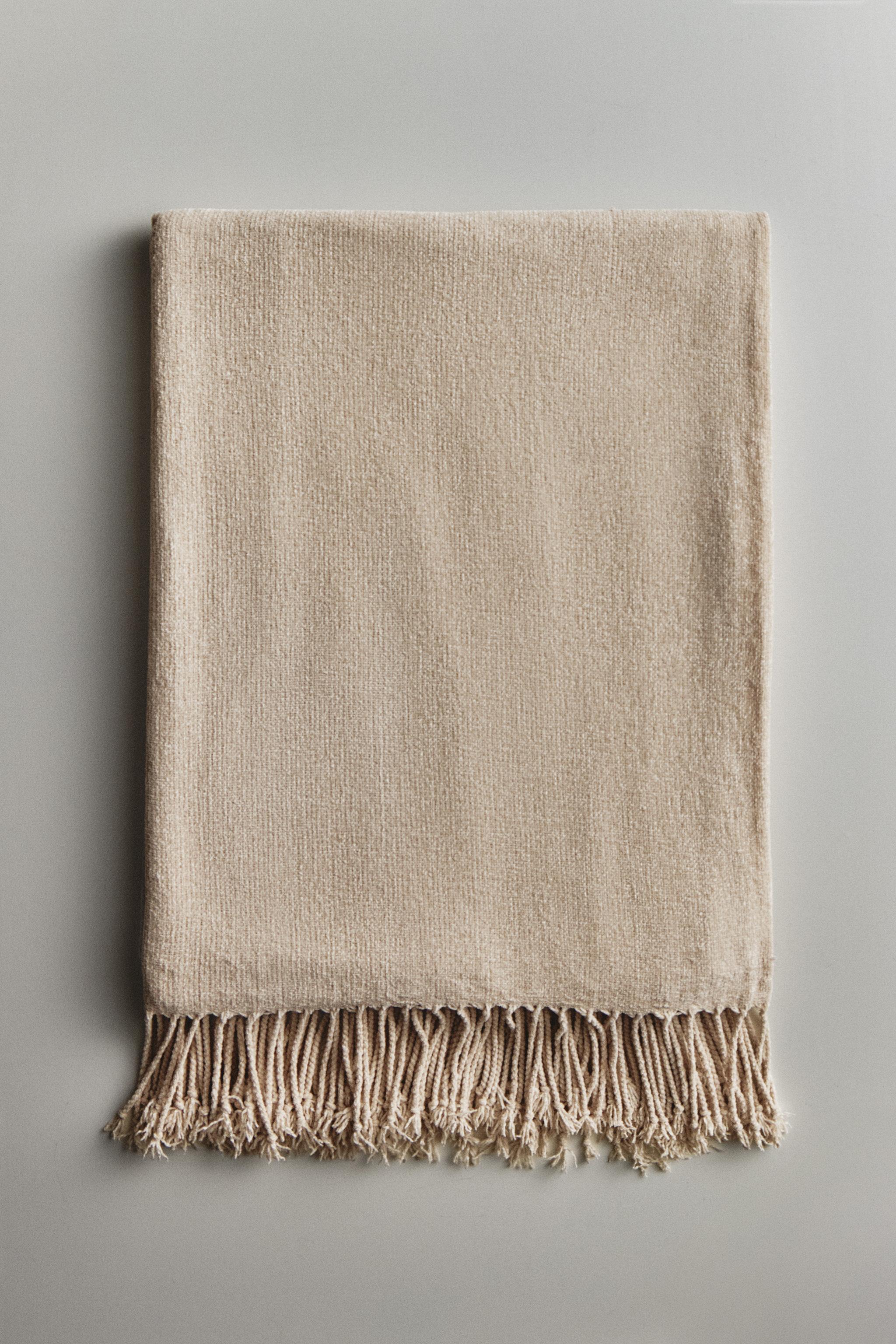 PLAID CHENILLE