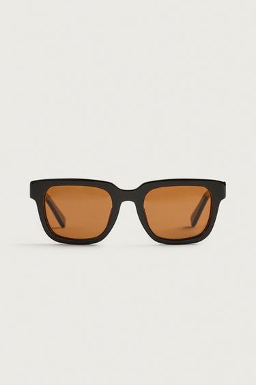 SQUARE SUNGLASSES - Dark brown by Zara
