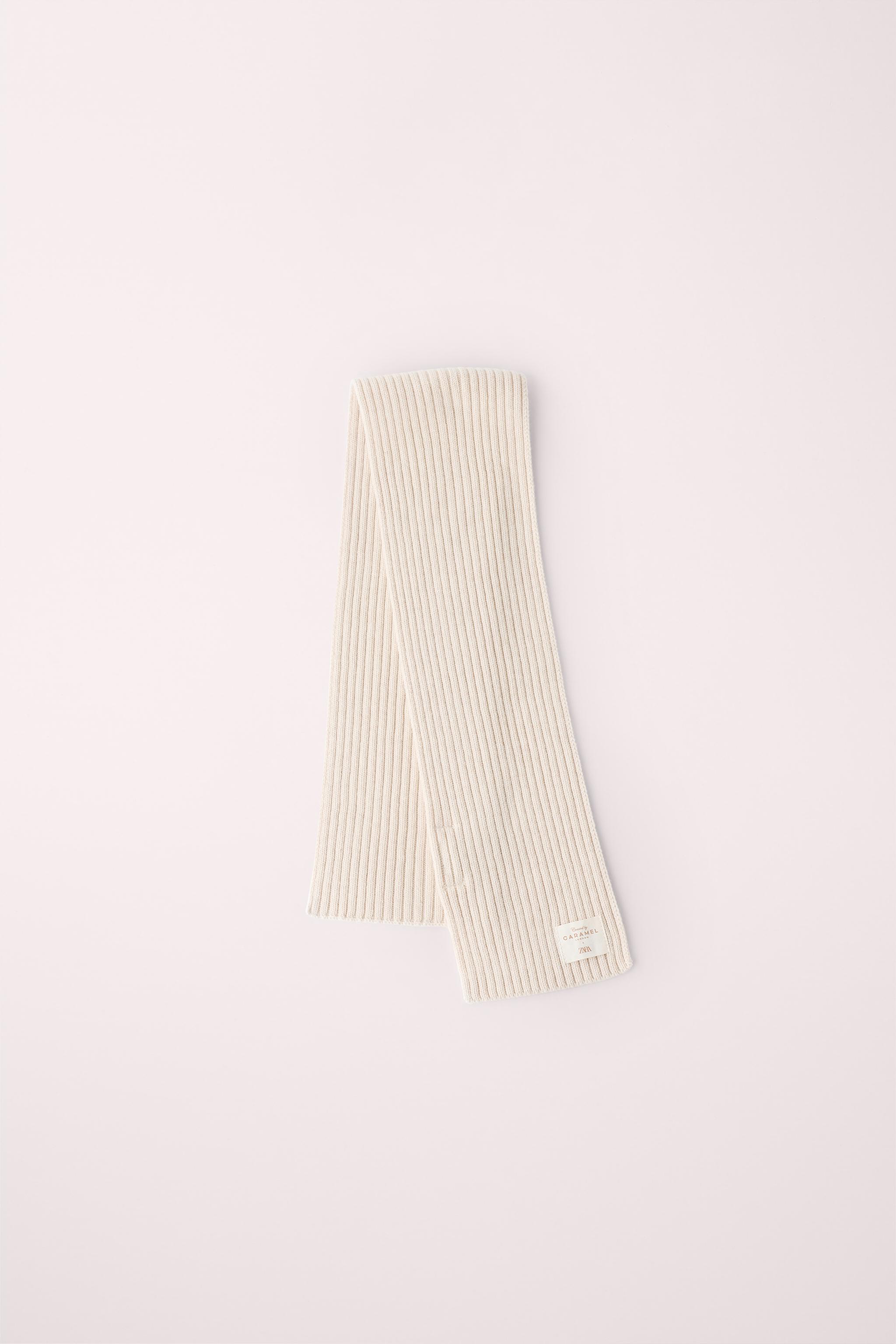 BUFANDA CANALÉ 100% LANA CREATED BY CARAMEL LONDON X ZARA