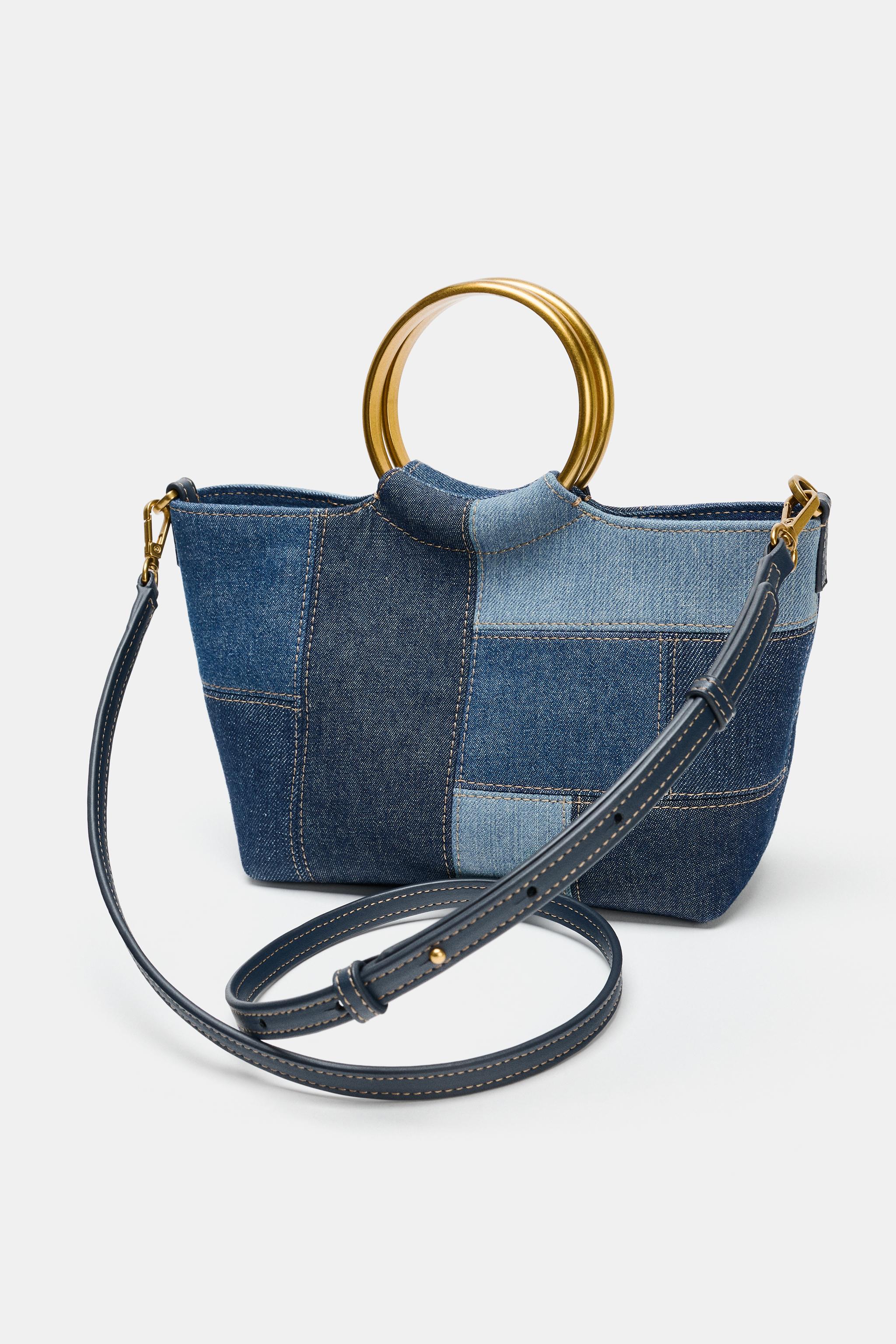 PATCHWORK MINI BUCKET BAG