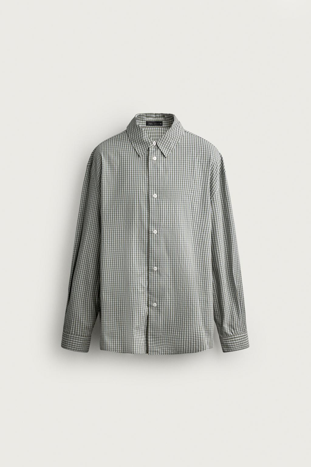 RELAXED FIT CHECKED SHIRT