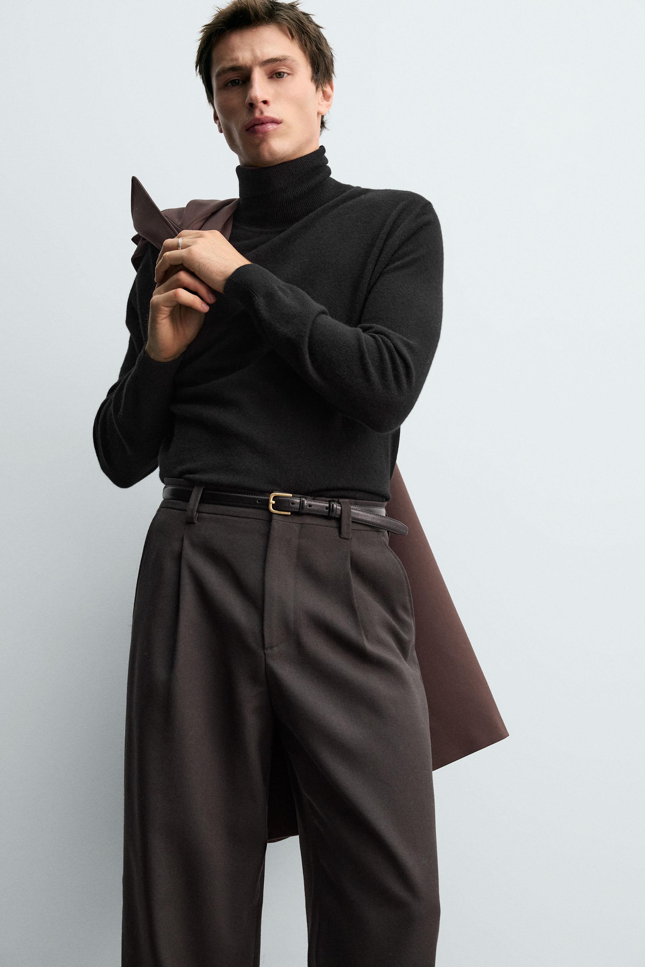 100% CASHMERE TURTLENECK JUMPER