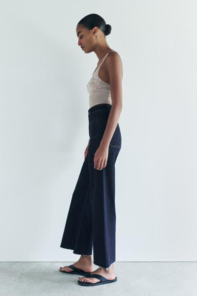 ZW COLLECTION MARINE STRAIGHT LEG CEPLİ YÜKSEK BEL JEAN_2