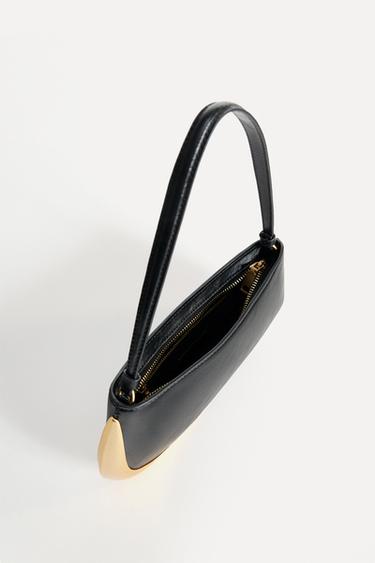 SAC PORTÉ ÉPAULE DÉTAIL MÉTALLIQUE 50E ANNIVERSAIRE - Noir de Zara - Image 3