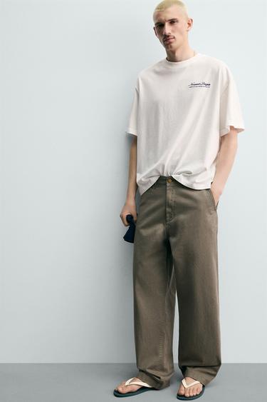 CONTRAST NAUTICAL PRINT T-SHIRT - White by Zara - Image 4