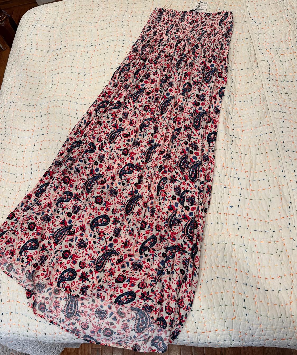 PAISLEY PRINT MIDI DRESS - Image 3