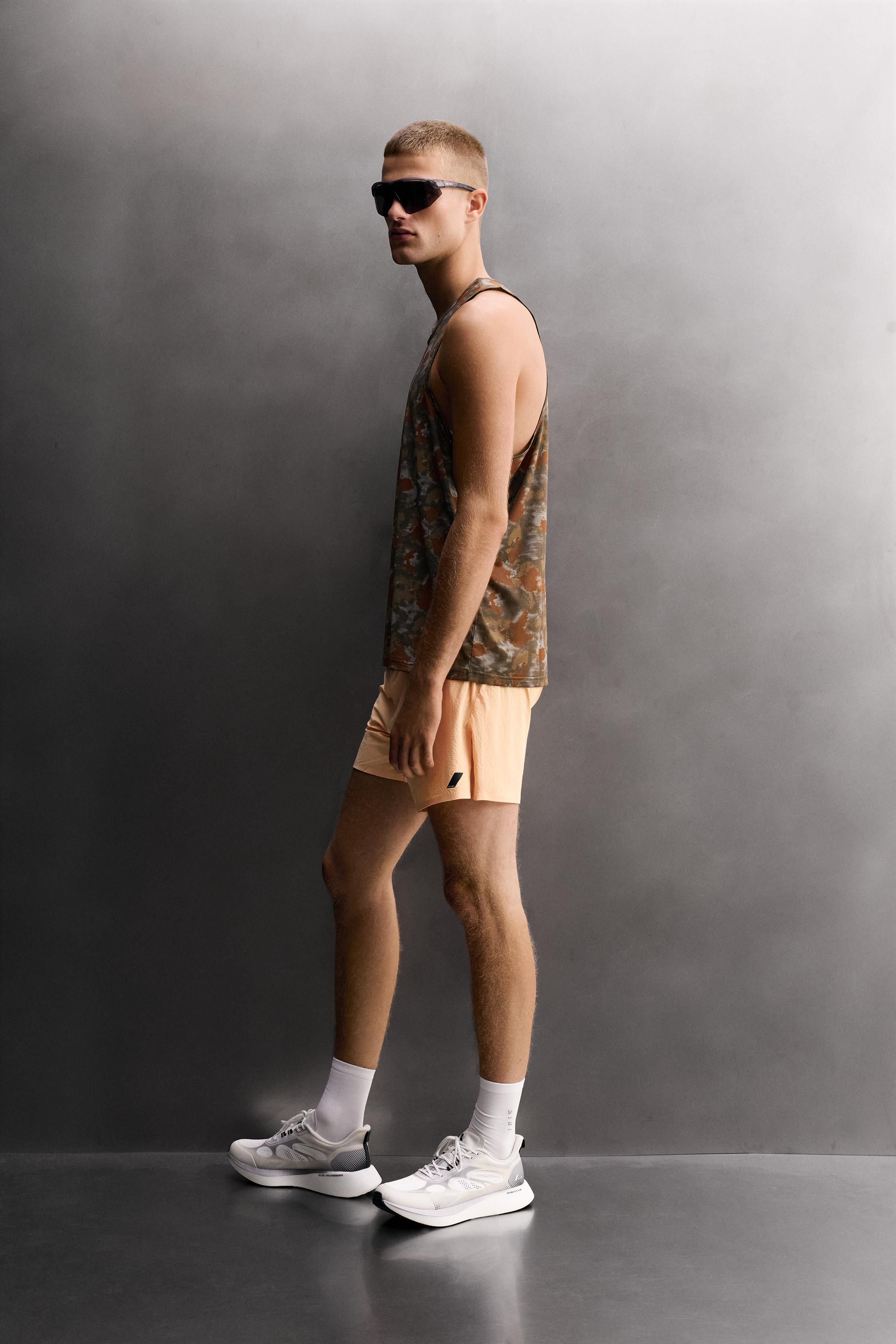 ABSTRACT PRINT RUNNING TANK TOP