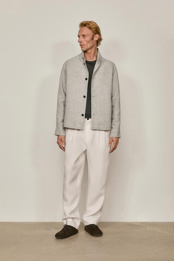 Total look linen bomber jacket - LIMITED EDITION from Zara - $420