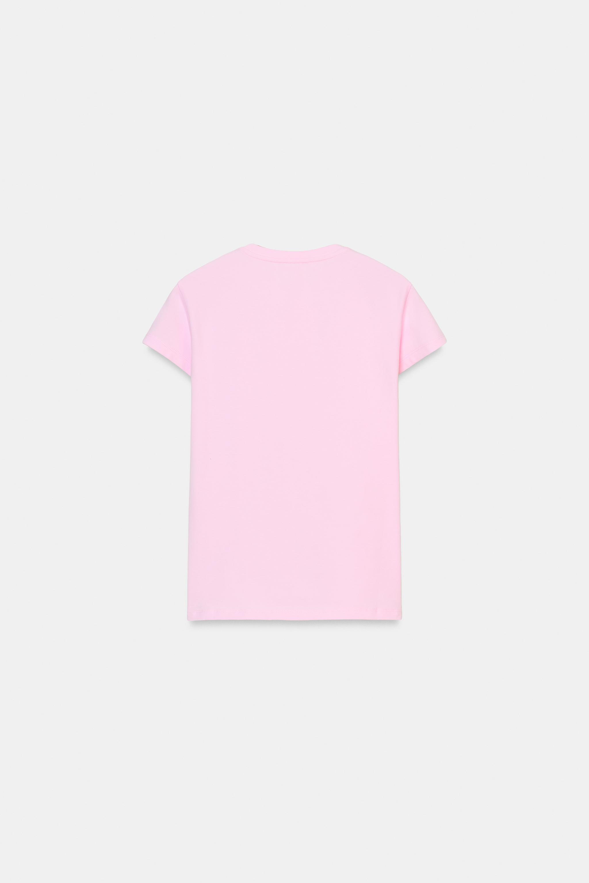 KABARTMA KALPLİ T-SHIRT - Görsel 4