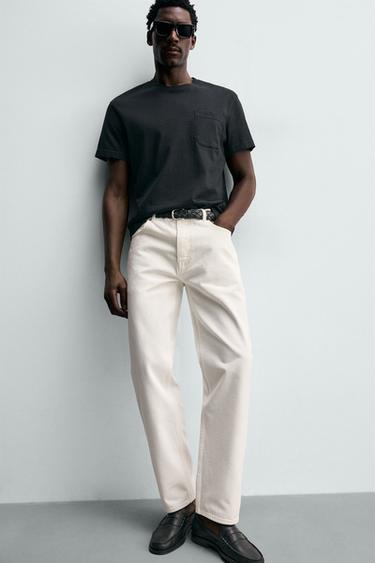 JEAN STRAIGHT FIT - Blanc de Zara - Image 6