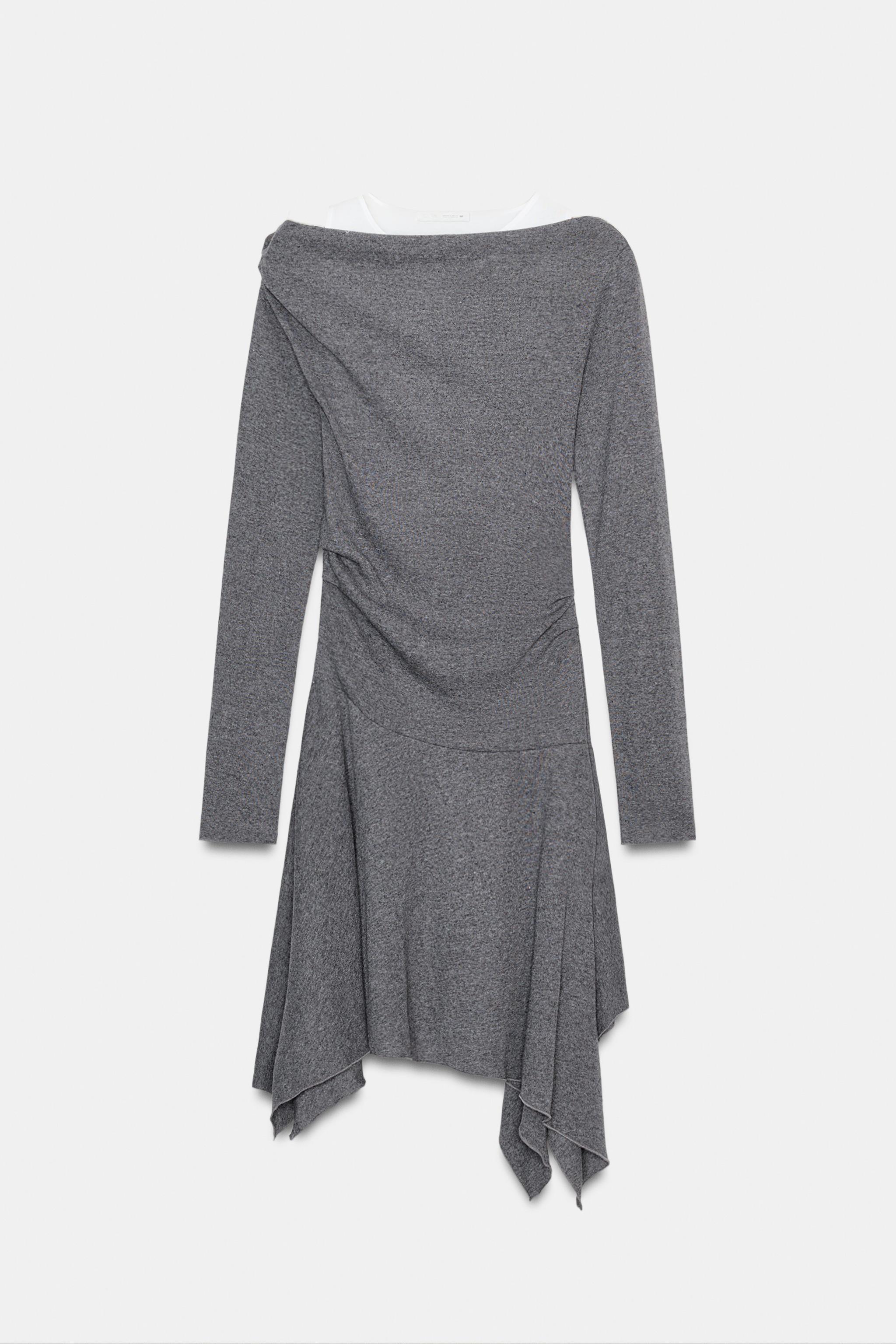 ROBE COURTE ASYMÉTRIQUE