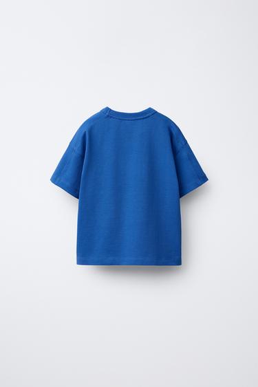 ΜΠΛΟΥΖΑ BASIC HEAVY WEIGHT - Βαθύ μπλε του Zara