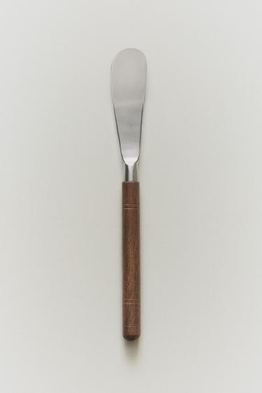 BUTTER KNIFE WITH MANGO WOOD HANDLE - Brown by Zara