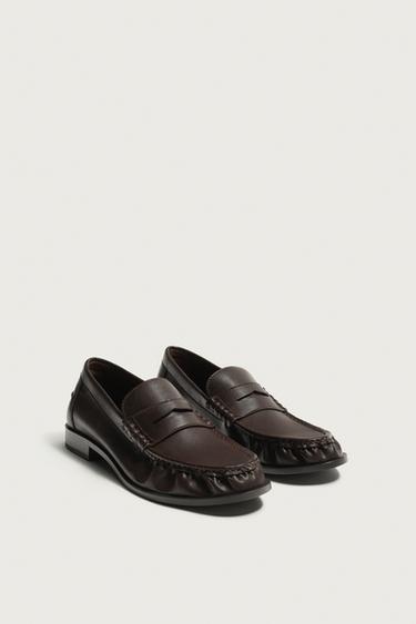 DRESSY PENNY LOAFERS - Chocolate by Zara
