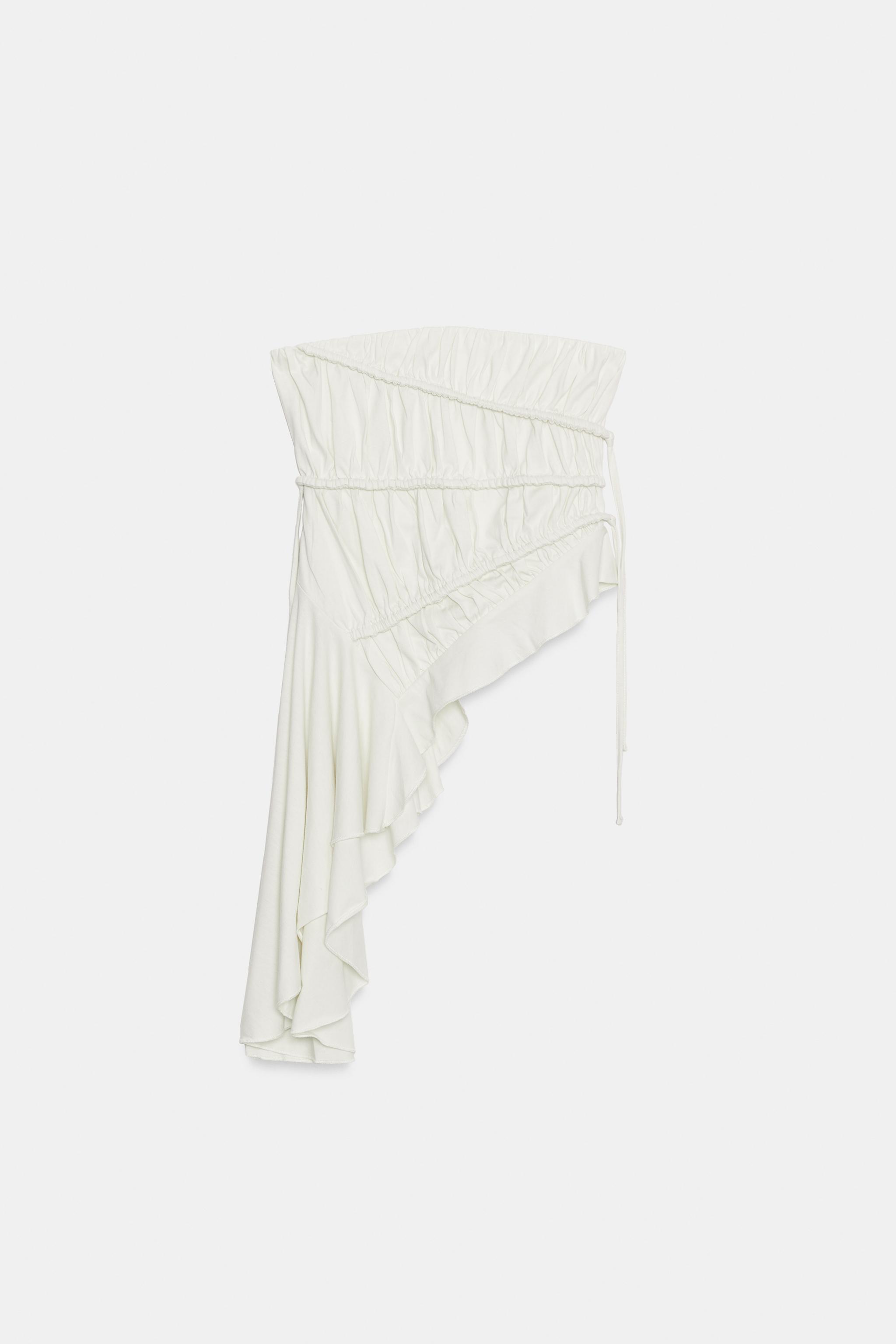 ASYMMETRIC PLEATED TOP