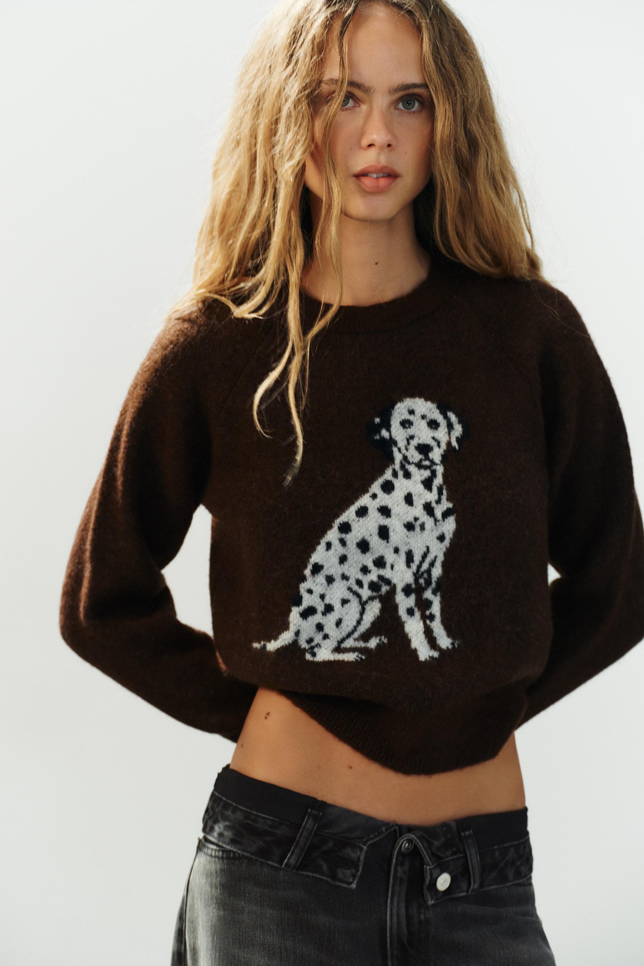 ANIMAL JACQUARD KNIT JUMPER