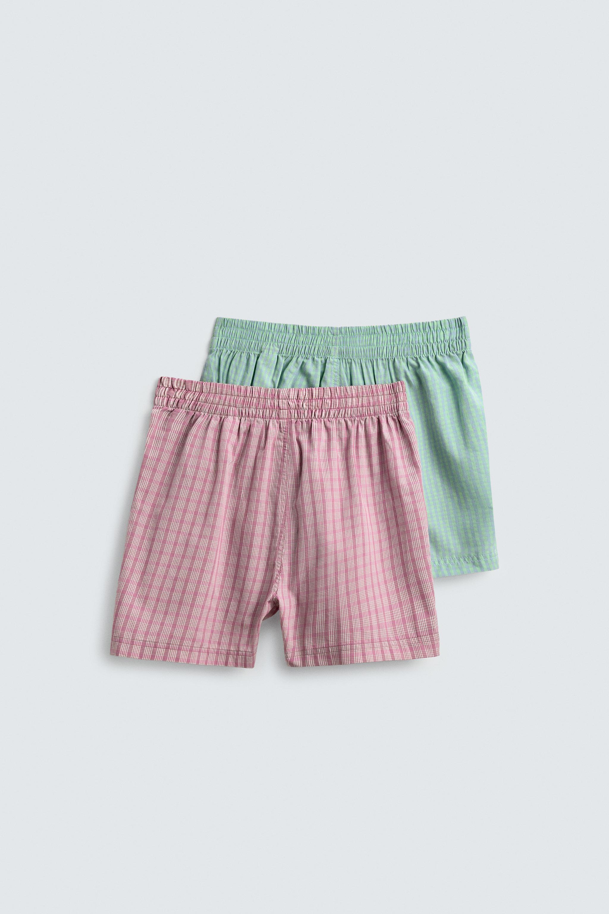 PACK DE 2 BOXERS EN POPELINE COMBINÉE