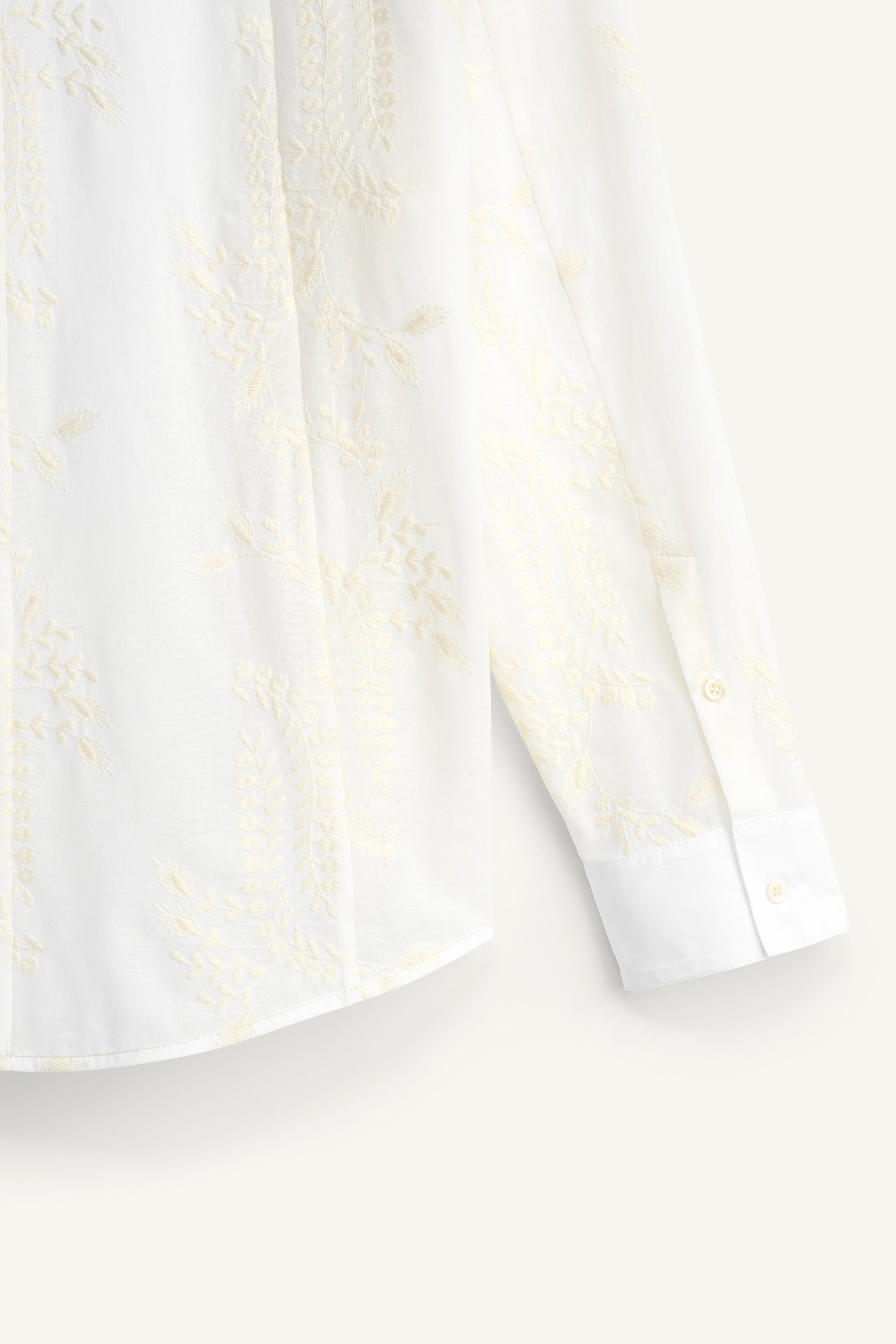 CHEMISE RELAXED FIT BRODERIES