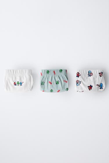 AGES 2-6/ THREE-PACK OF THE AVENGERS © MARVEL BRIEFS - White by Zara - Image 4