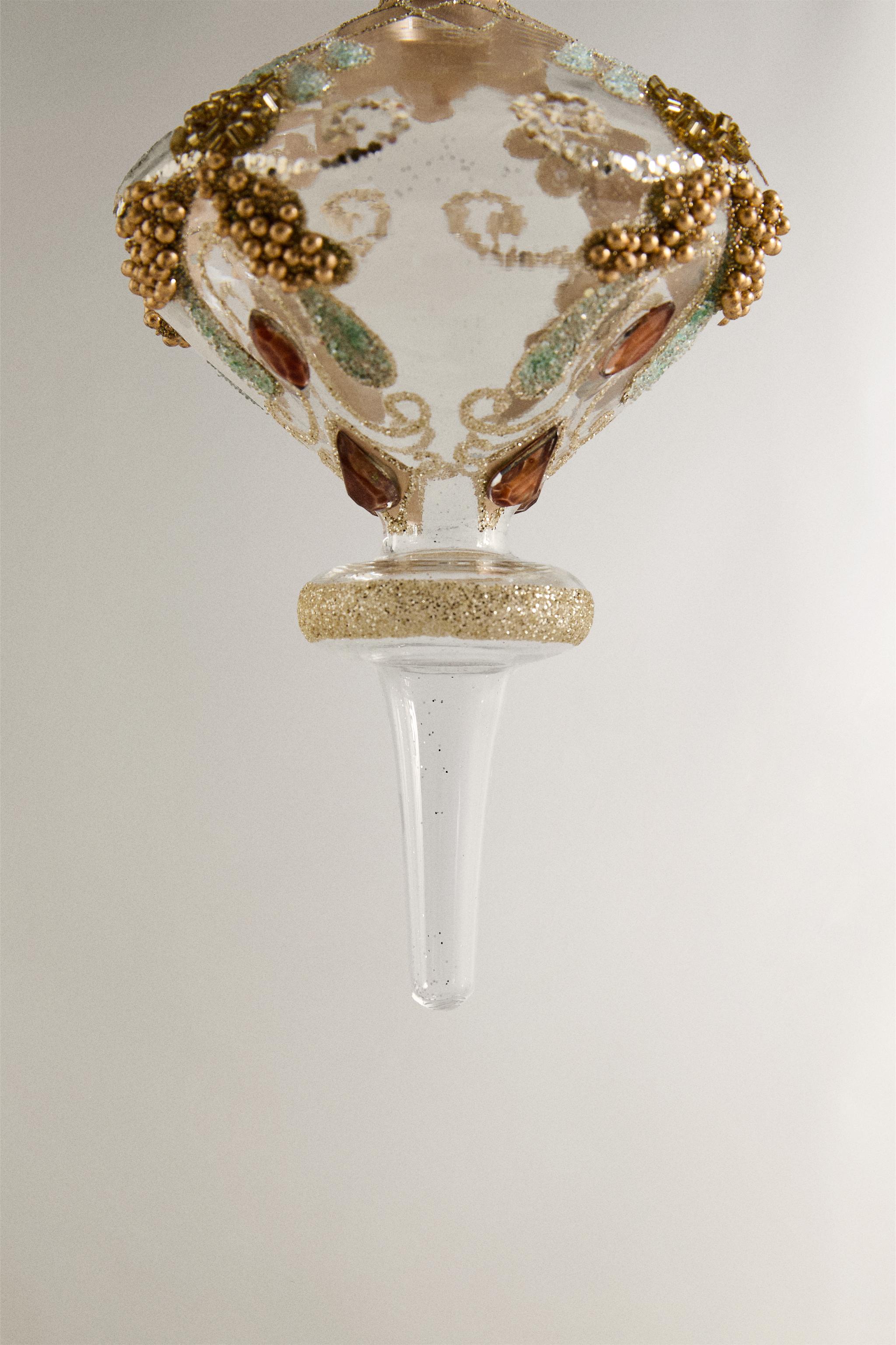 CHRISTMAS TREE BEADED ORNAMENT