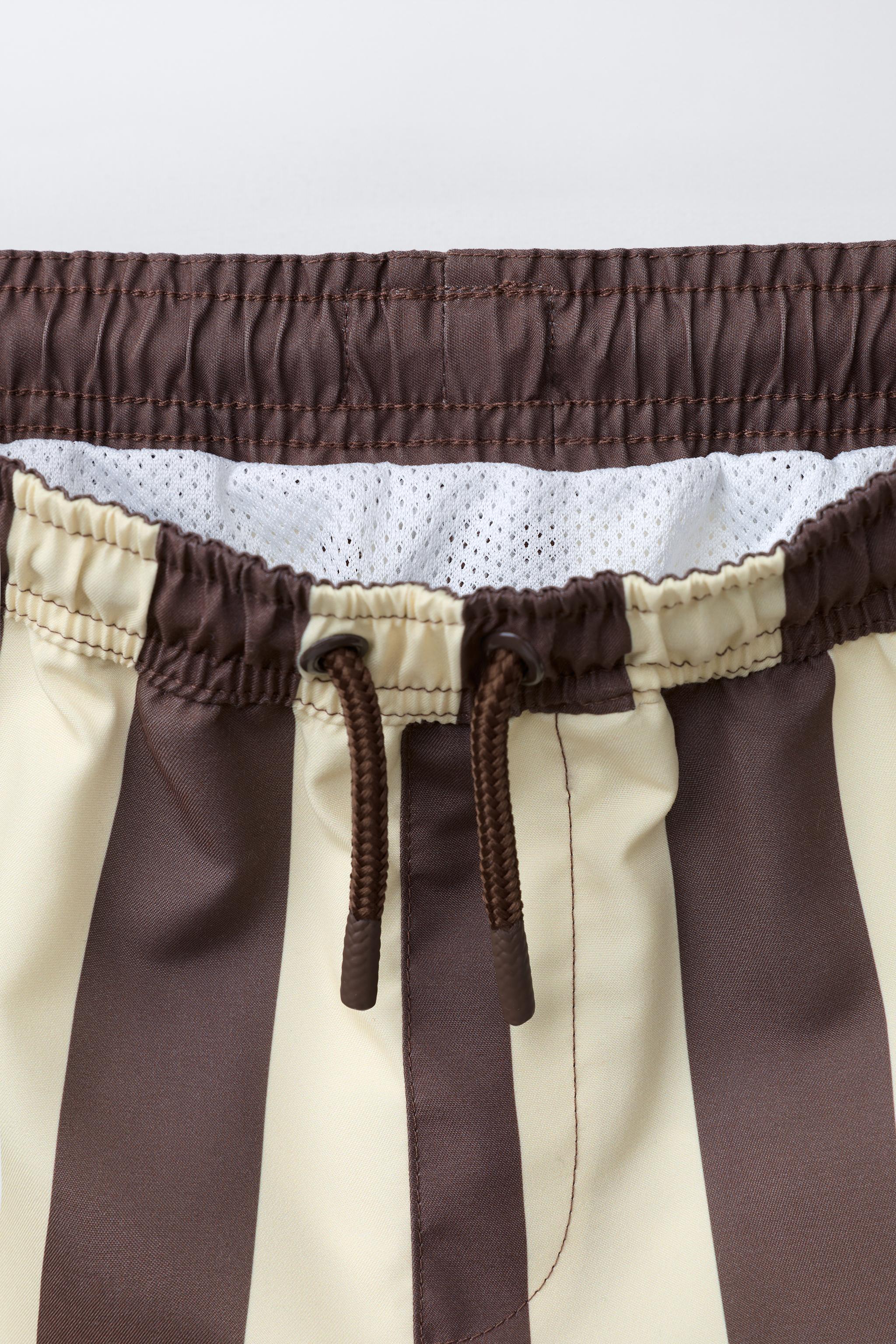 6-14 ANS/ SHORT DE BAIN À RAYURES