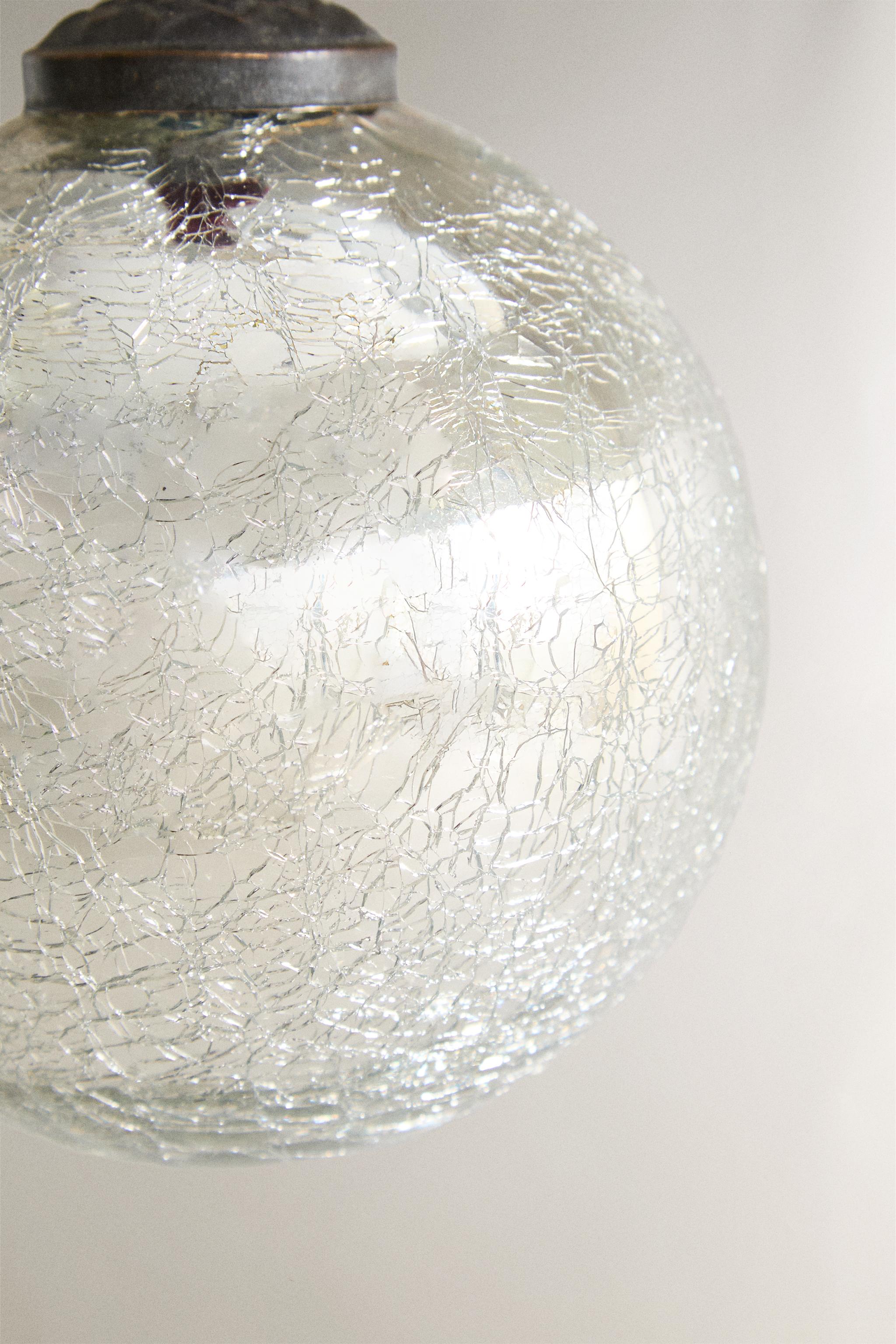 MERCURIZED CHRISTMAS TREE BALL ORNAMENT