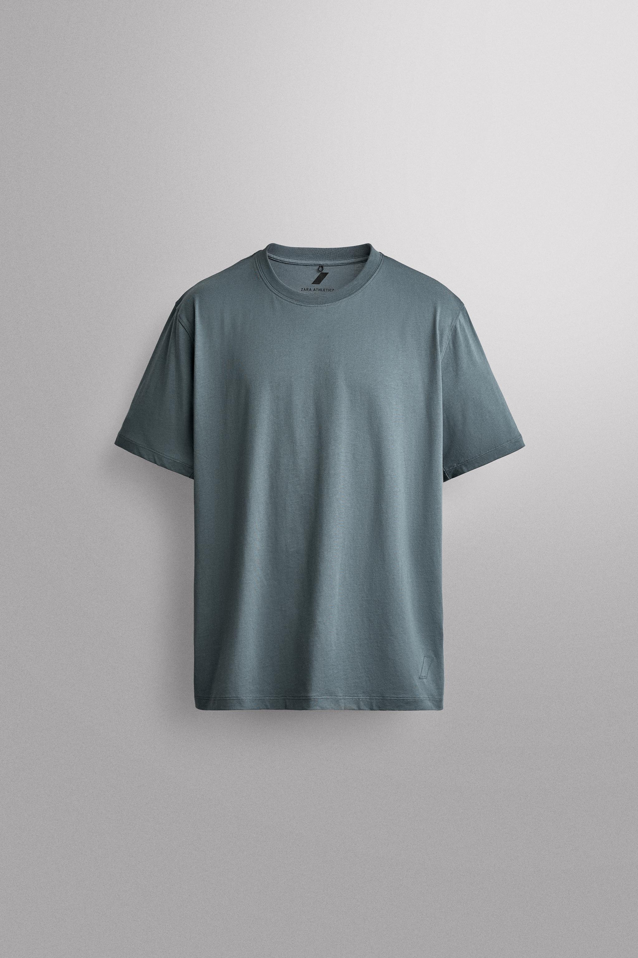 Zara BASIC PAMUKLU ANTRENMAN T-SHIRT'Ü