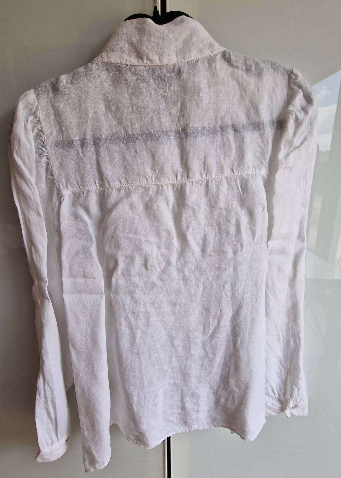 100% LINEN SHIRT WITH BOW - Image 3