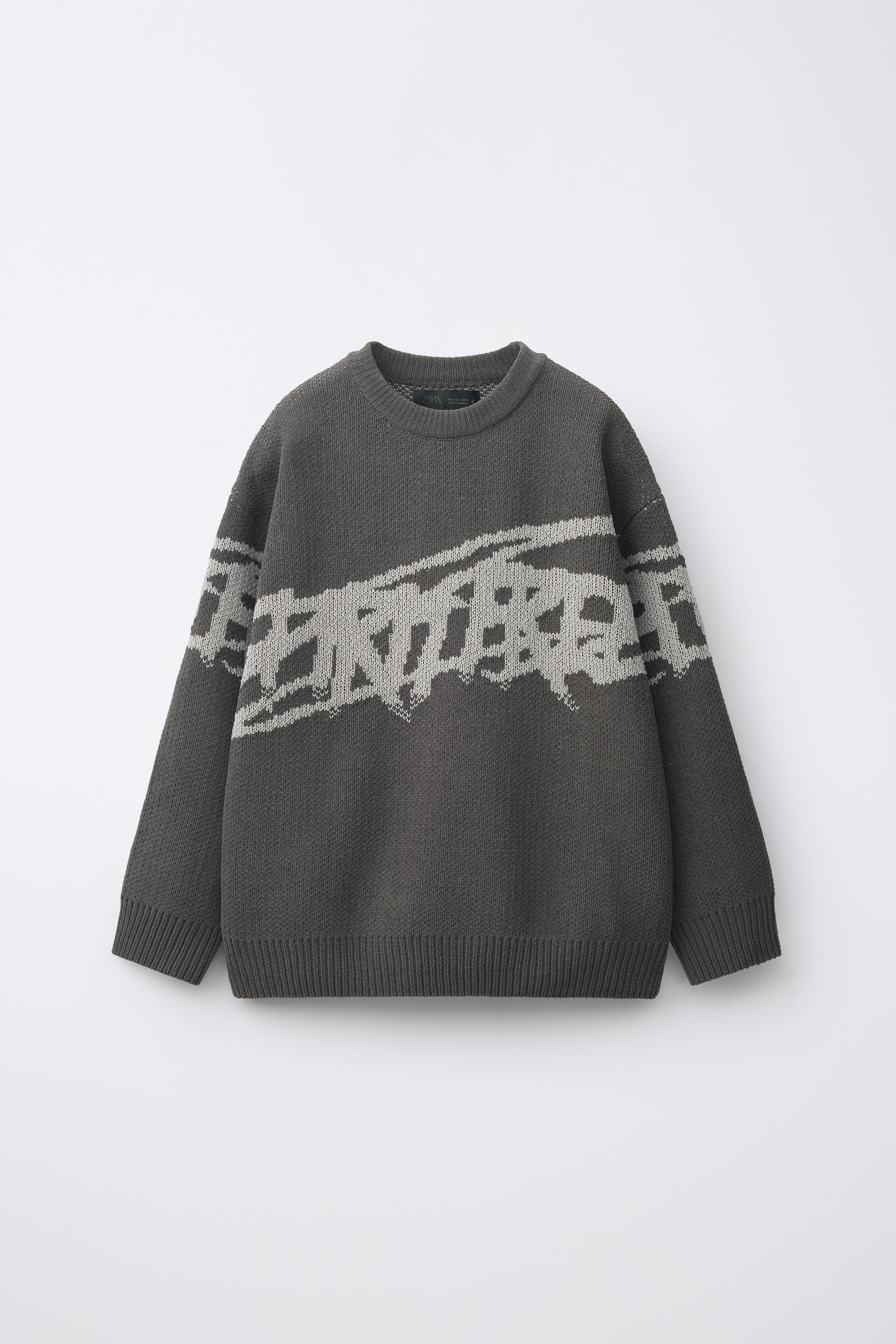 GRAFFITI JUMPER - Greys | ZARA South Africa