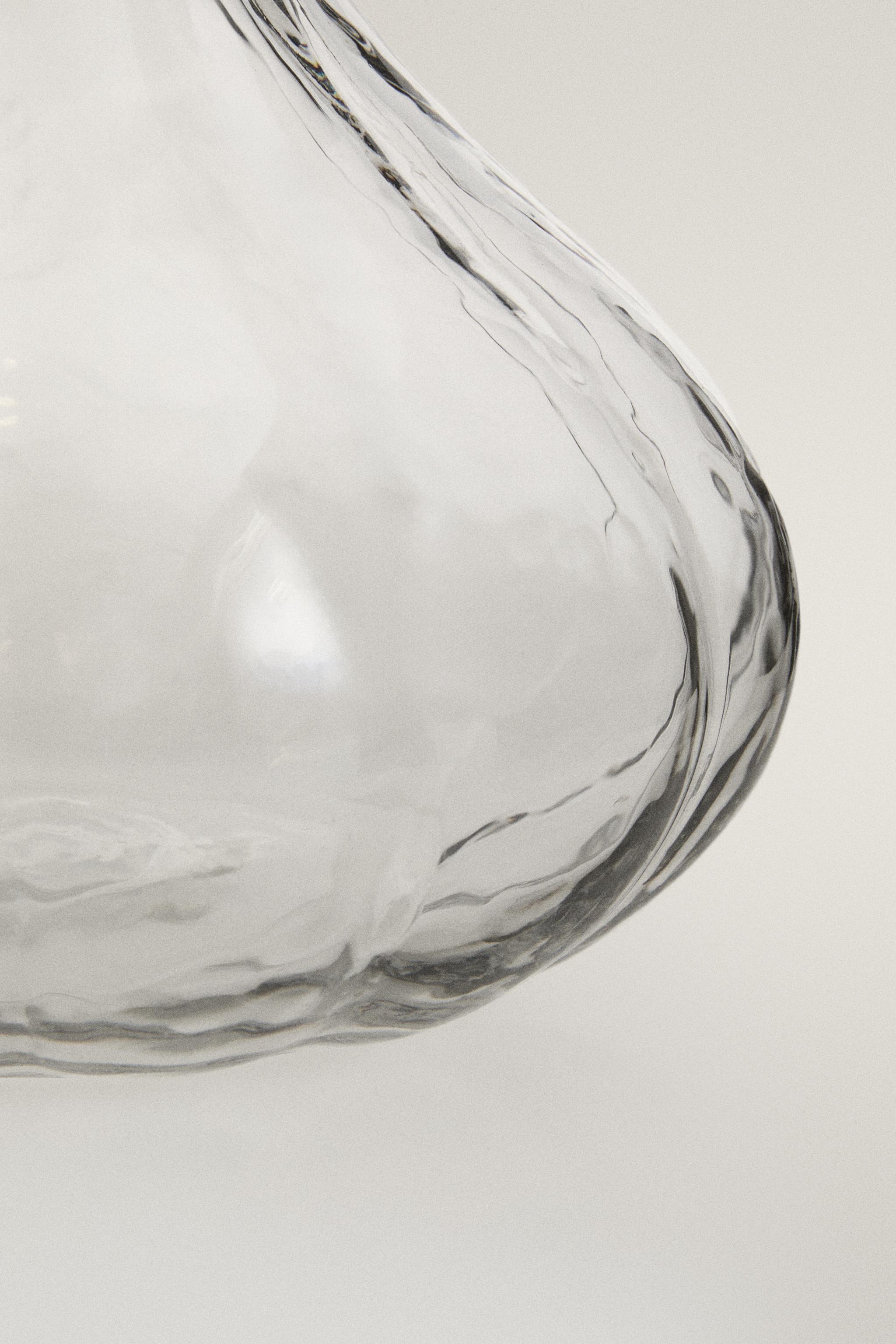 CARAFE À VIN VERRE RELIEF