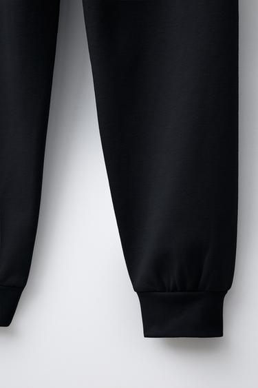 PLAIN FLEECE JOGGER TROUSERS - Blue / Grey by Zara - Image 3