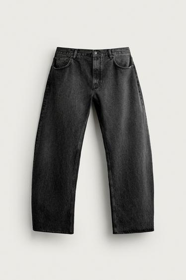 BALLOON FIT JEANS - Charcoal by Zara