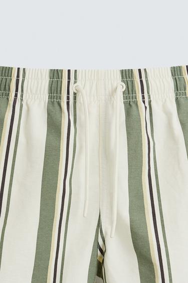 MAILLOT DE BAIN RAYURES MEDIUM - Écru de Zara - Image 7