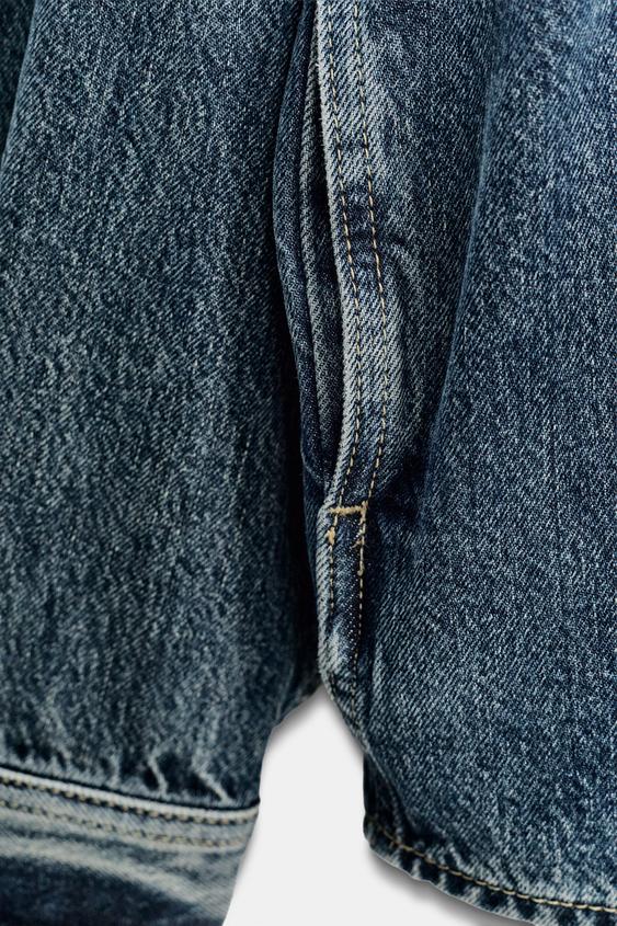 CHEMISE DENIM ZW COLLECTION - Bleu de Zara - Image 8