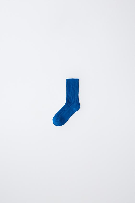 STORIESZ - MEDIUM WOOL AND CASHMERE SOCKS - Bluish de Zara - Imagen 0