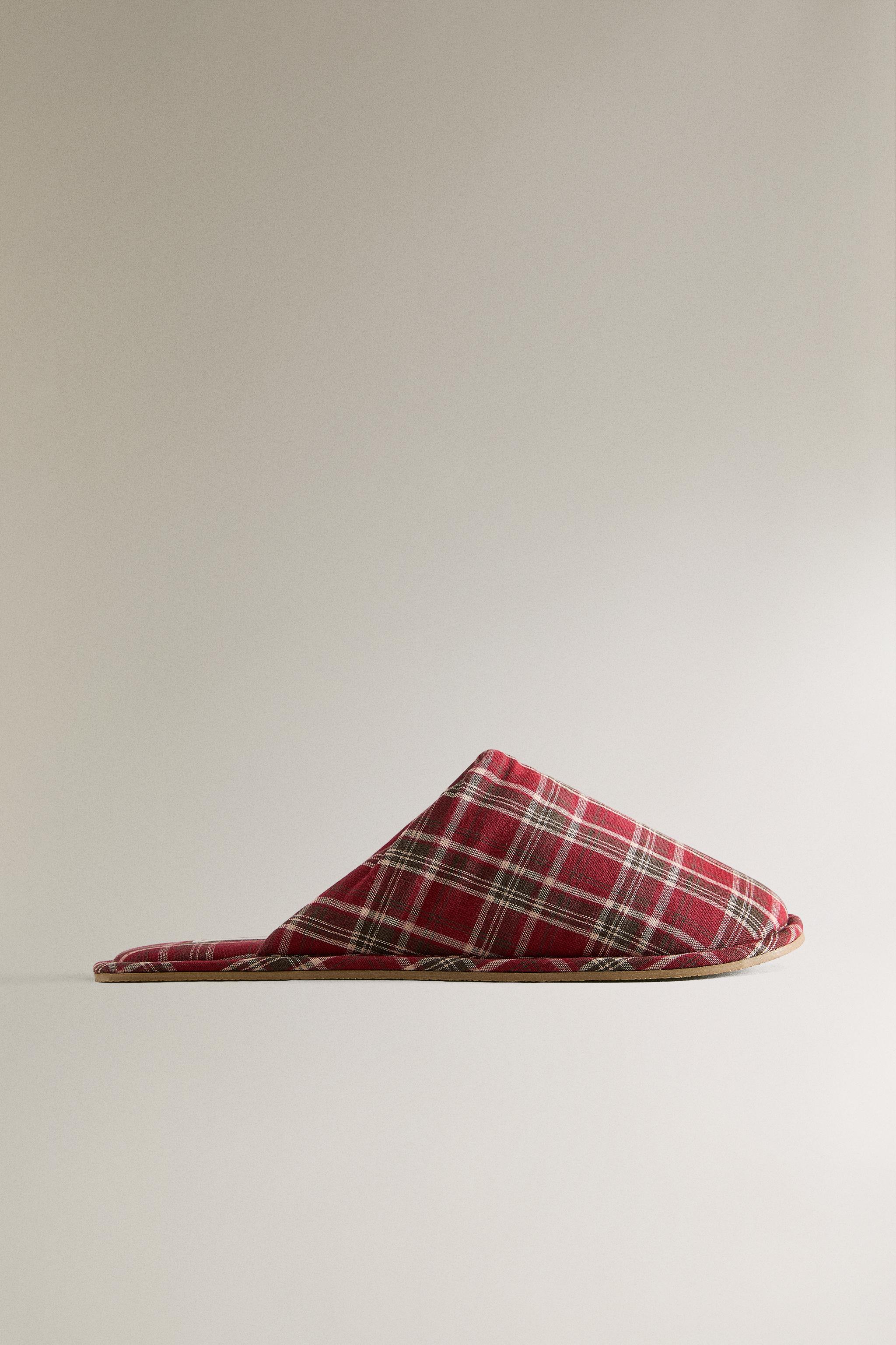 CHRISTMAS COTTON MULE SLIPPERS